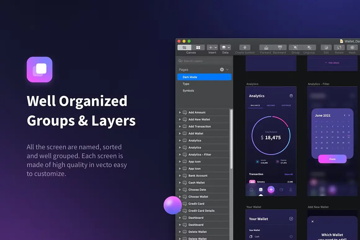 Wireframe Kit for Figma Creativefy - Image 3