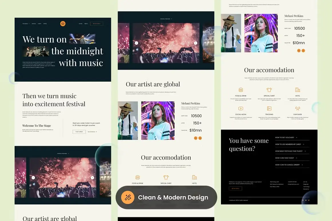 Music Festival Landing Page - Image 3