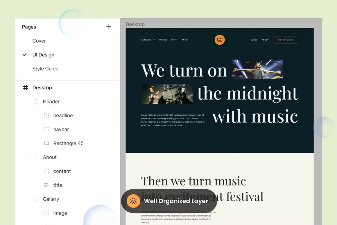 Music Festival Landing Page - Image 4